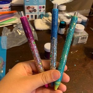 Glitter epoxy pens 🖊